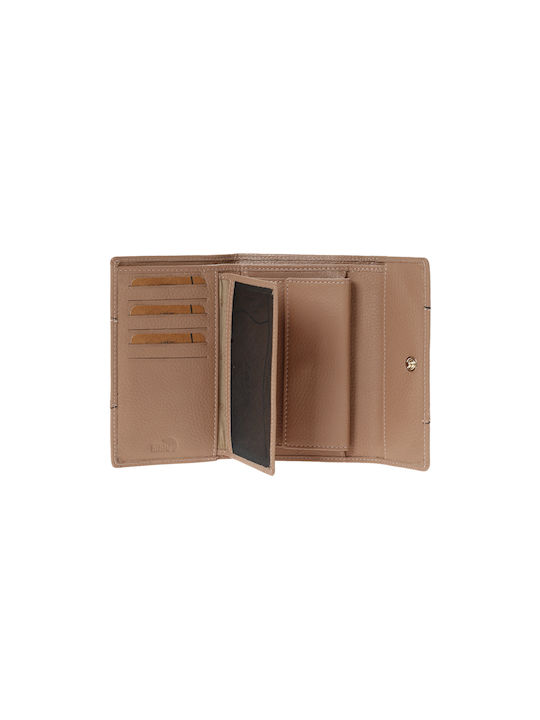 Lavor Small Leather Women's Wallet with RFID Brown