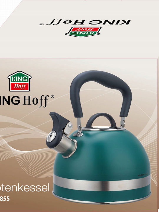 KING Hoff Retro Βραστήρας Ανοξείδωτος Πράσινη 1800ml