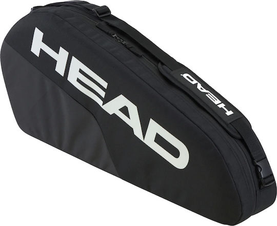 Head Base S Τσάντα Ώμου / Χειρός Τένις 3 Ρακετών Μαύρη