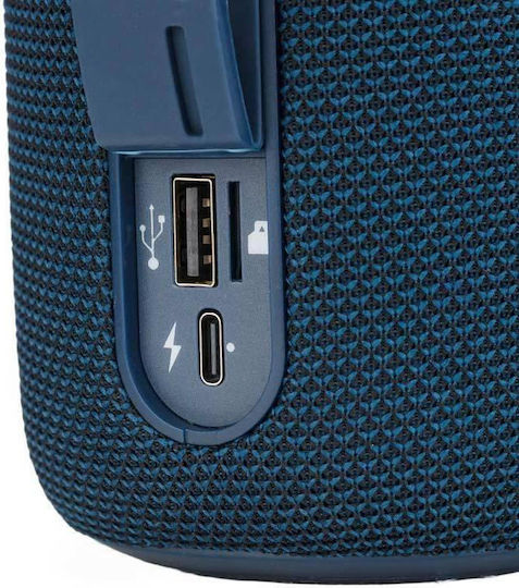 Osio Bluetooth Speaker 16W with Radio and Battery Life up to 4 hours Blue OBT-8000BU
