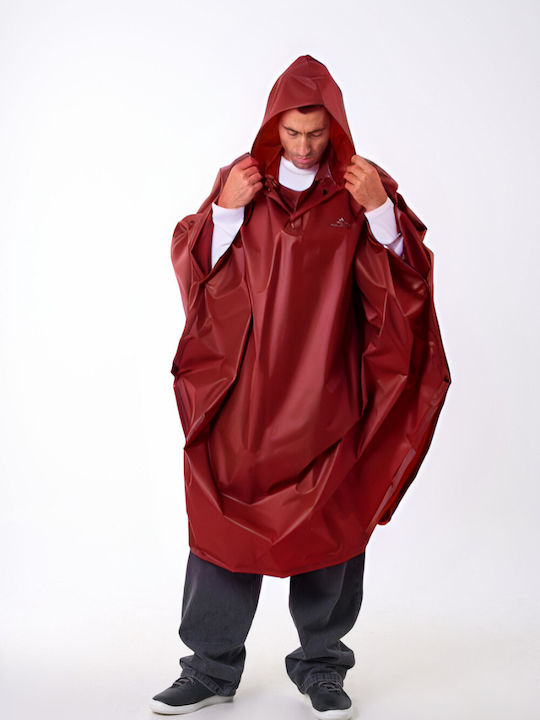 Αδιάβροχο Πόντσο Ανδρικό Anorak Jumper Κόκκινο