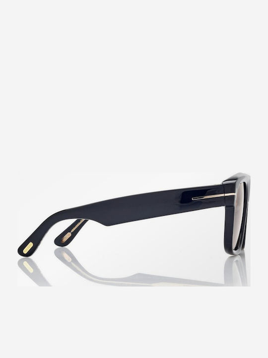 Tom Ford Icon Ochelari de soare Μαύρα cu Cadru & Galben Lentilă Tom Ford Icon Ochelari de soare Μαύρα cu Cadru & Galben Lentilă