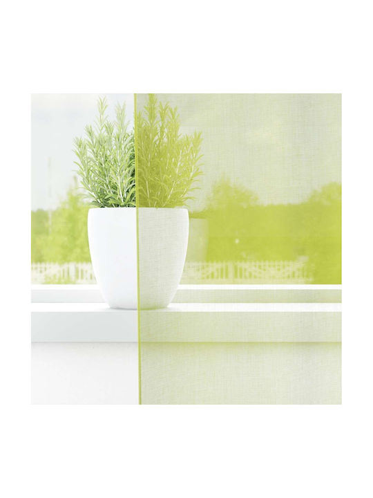 vidaXL Set Perdele Fereastra Cu Capse Verzi 140x300cm