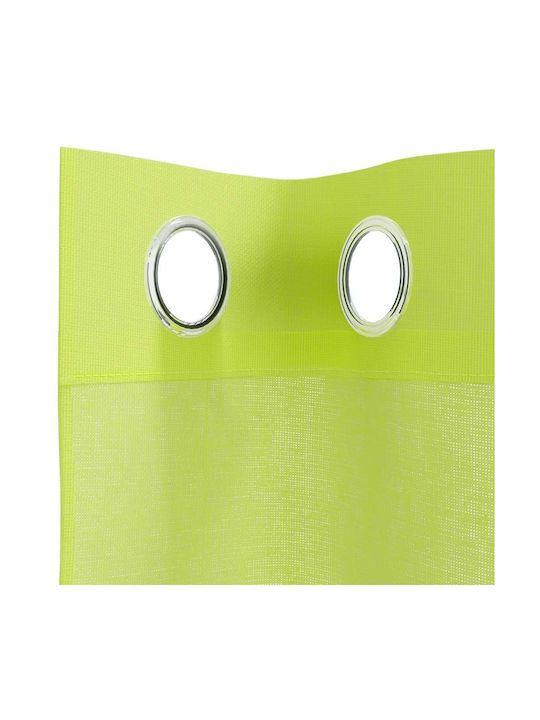 vidaXL Set Perdele Fereastra Cu Capse Verzi 140x300cm