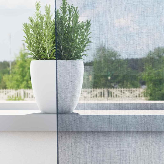 vidaXL Set Perdele Fereastră Cu Coafură Albastră 140x245cm