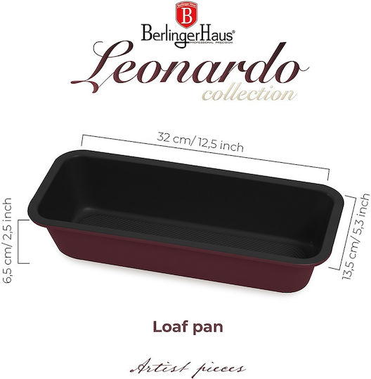Berlinger Haus Backform Brot 32x13.5x6.5cm 1cm