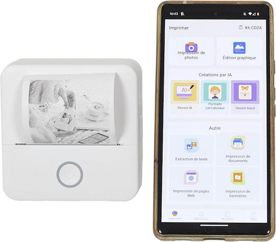Be Mix Mini Termică Imprimantă de bonuri Bluetooth