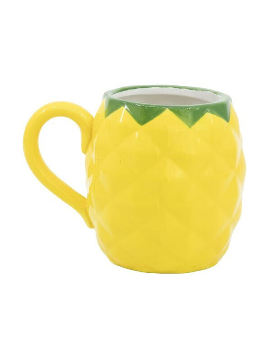 Stor Cană Ceramică Multicoloră 410ml