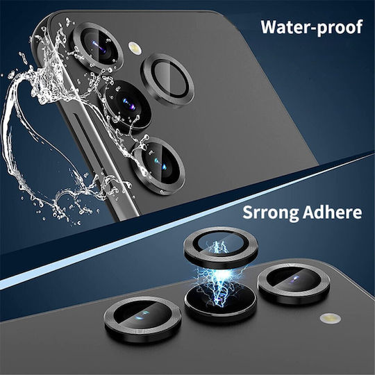 Protecție Cameră Tempered Glass Black pentru Samsung Galaxy A55 5G