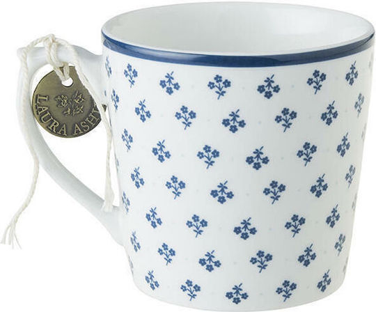 Porcelain Mug Petit Fleur White-Blue 220cc Laura Ashley La178242 Porcelain Mug Petit Fleur White-Blue 220cc Laura Ashley La178242