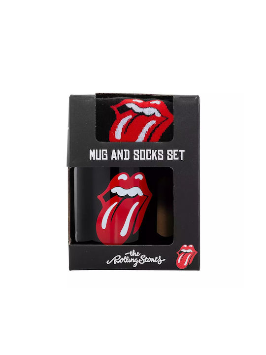 Pyramid International Gift Tin Rolling Stones Mug Ceramic Black 315ml