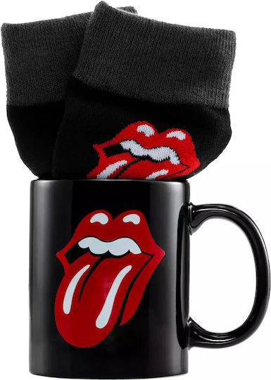 Pyramid International Gift Tin Rolling Stones Cană Ceramică Neagră 315ml