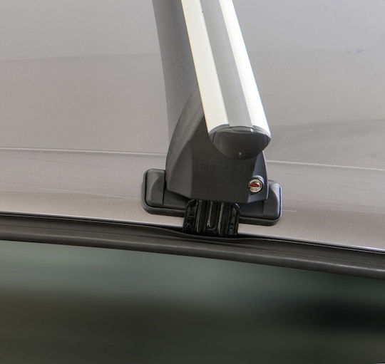 Menabo Delta Silber Dachträger Kia Stonic 5-Türer Modell 2017+