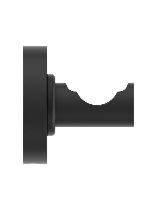 Ideal Standard Iom Single Wall-Mounted Bathroom Hook Black A9115XG