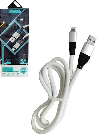 Treqa Редовна USB-A към Lightning кабел Сребрист 1м (CA-8842)