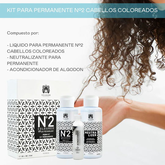 Kit Permanent No 2 Păr Vopsit 100+100+10 Ml Valquer