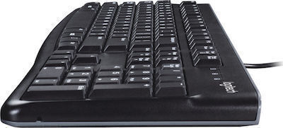 Logitech K120 Само клавиатура Международен английски Черен