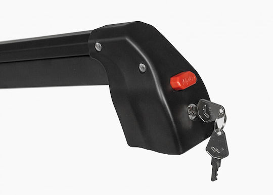 Menabo Bare și suporturi pentru schiuri auto Din aluminiu 63buc Potrivite pentru 6 perechi de schiuri sau 4 plăci de snowboard