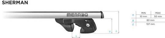 Menabo Sherman Silber XL Dachträger Mercedes GLB X247 2019+