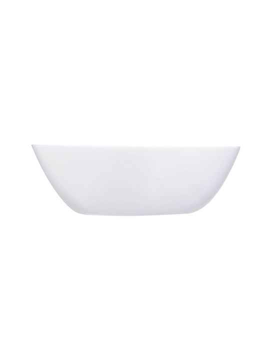 Luminarc Plate Soup Glass White with Diameter 12cm 12pcs