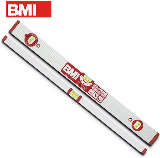 BMI Tools 691060W Wasserwaage Aluminium Magnetisch 60cm