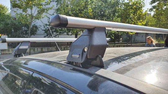Bare transversale din aluminiu Menabo Tema pentru acoperiș Seat Cordoba I 4 uși model 1993-2002