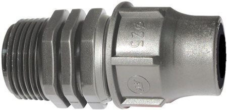 Palaplast 3251/0323 Hose Fitting 6Atm Lock Type with Male Thread 32x25.4mm