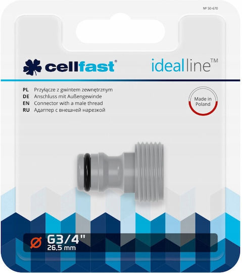 Cellfast 51-670 Bewässerungsverbinder 19mm