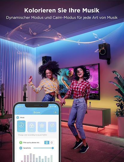 Govee Smart LED-Streifen RGB Licht 15m