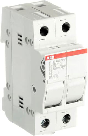 Abb Disconnect Switch Fuse Box 2P 32Α για Φυσίγγια 10.3x38mm 44674