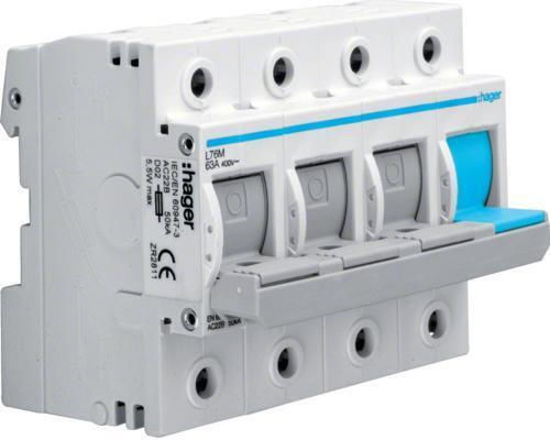 Hager 63a Întrerupător de deconectare Panou Electric L76M