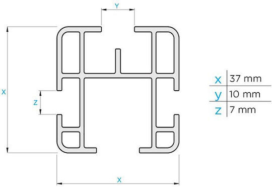 Bare transversale Renault Kangoo II Model 2007-2020 Aluminiu Menabo Professional