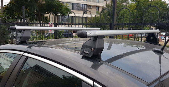 Bare Transversale Menabo Tema din Aluminiu pentru Opel Corsa D 3 Uși Model 2011-2014