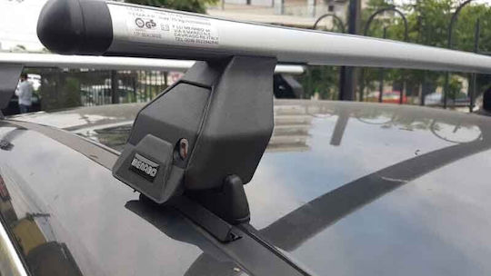 Bare Transversale Menabo Tema din Aluminiu pentru Opel Corsa D 3 Uși Model 2011-2014