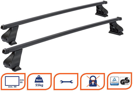 Bare Transversale Steel K39 Renault Megane Scenic 5 Doors Model 1997-1999