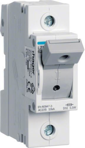 Hager 63a Disconnect Switch Electrical Panel L71M