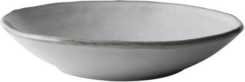 Dutch Rose Organic Plate Soup Gray with Diameter 23.5cm
