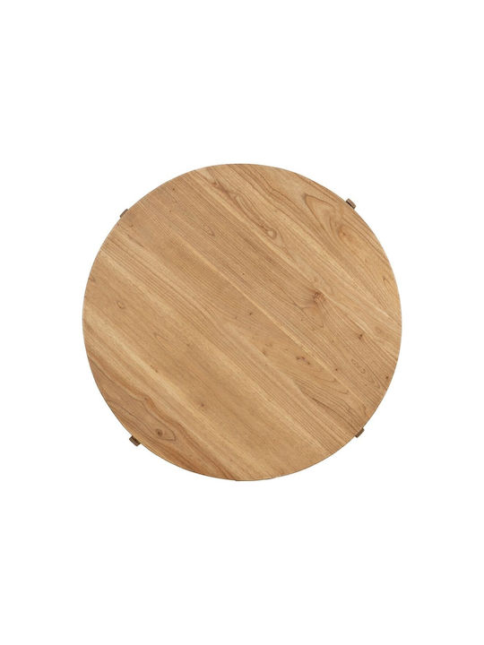 Rund Couchtisch Natural B80xT80xH40cm