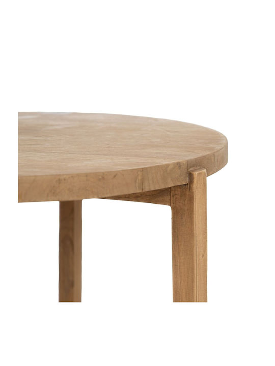 Rund Couchtisch Natural B80xT80xH40cm