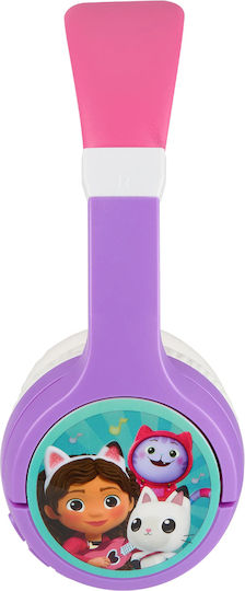 eKids Gabby's Dollhouse Wireless / Wired On Ear Headphones with 37 hours of Operation Muticolot