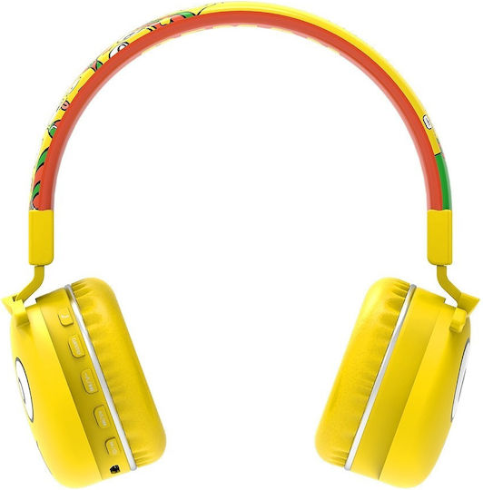 YLFS-09BT Kabellos / Kabelgebunden Kinder Am Ohr Kopfhörer mit Radio mit 6 Stunden Betriebszeit Gelb