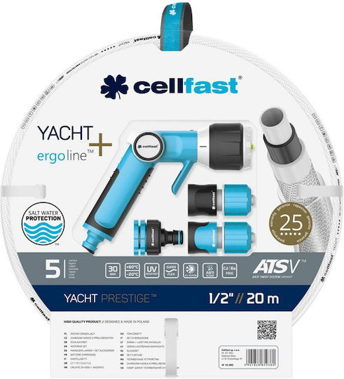 Cellfast Furtun de grădină Udare Set 1/2" 20m