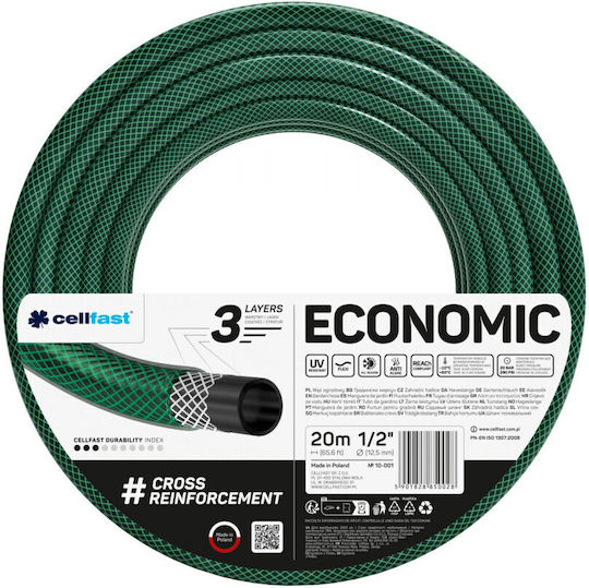 Cellfast Hose Watering Economic 1/2" 20m