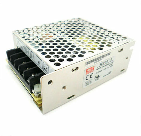Mean Well Τροφοδοτικό LED IP20 Ισχύος 35W με Τάση Εξόδου 24V 2τμχ