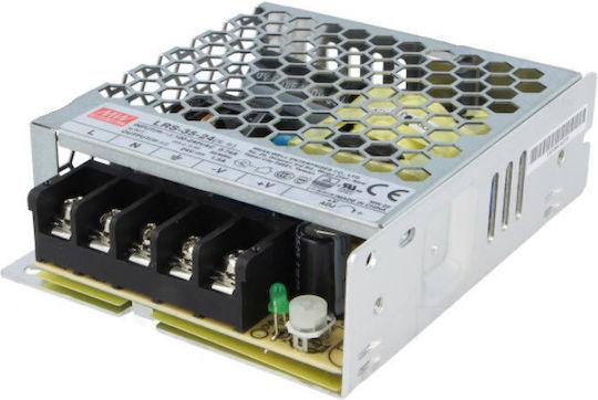 Mean Well Τροφοδοτικό LED IP20 Ισχύος 35W με Τάση Εξόδου 24V 2τμχ