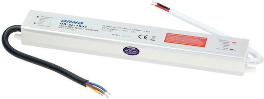 Orno LED-Netzteil Wasserdicht IP67 Leistung 30W mit Ausgangsspannung 12V