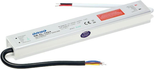 Orno LED-Netzteil Wasserdicht IP67 Leistung 30W mit Ausgangsspannung 12V