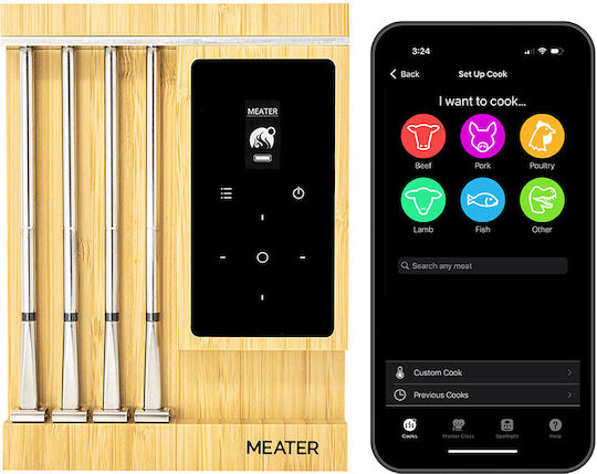 Meater Wireless BBQ Thermometer with Probe and Bluetooth +105°C / +105°C