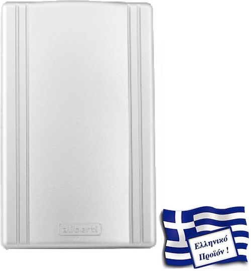 Aliberti M350/1 Κουδούνι Πόρτας Λευκό