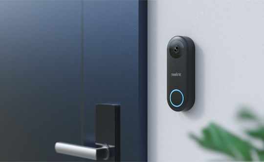 Reolink D340P Κουδούνι Πόρτας Συμβατό με Alexa Μαύρο